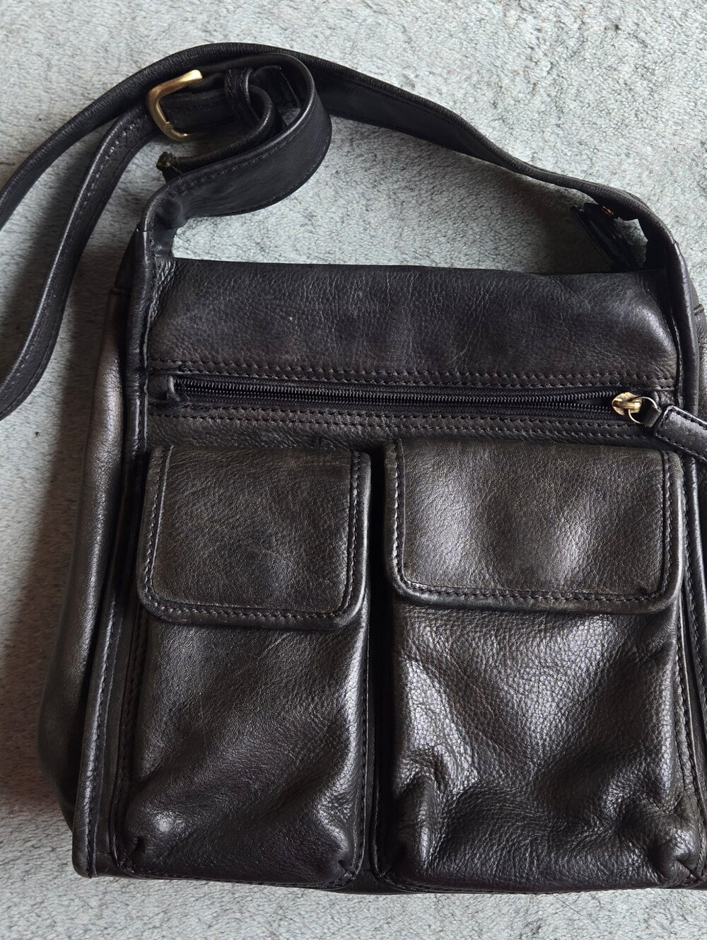 Fossil Leather Handbag